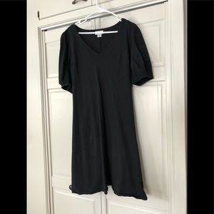 Black Velvet brand dress from Anthropologie, med.